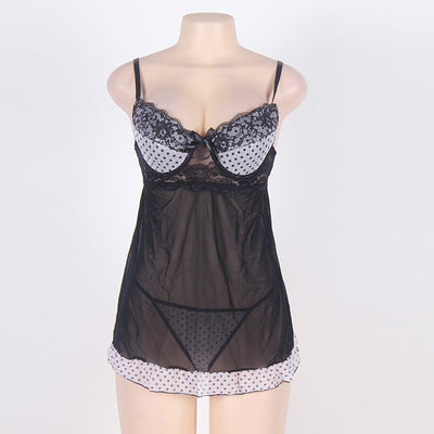Dotted Lace Babydoll